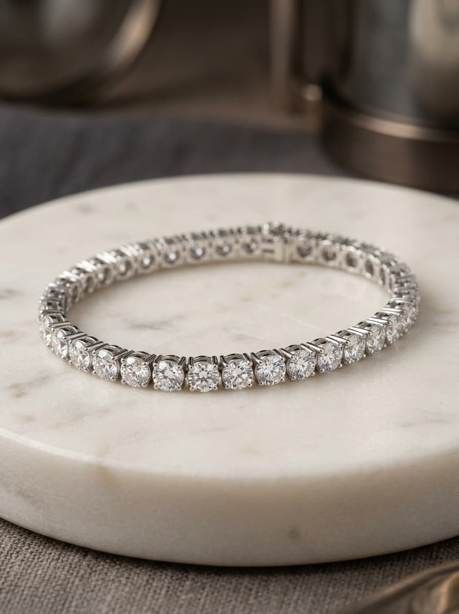 The Anatomy of a Flawless Diamond Tennis Bracelet: Flexibility, Symmetry, and Clasp