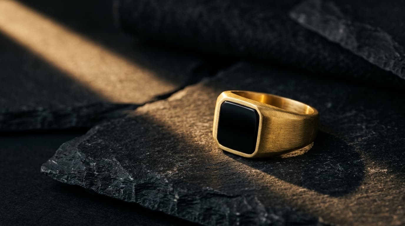 The Modern Gentleman's Signet: Reimagining Sovereign Gold Rings for Men