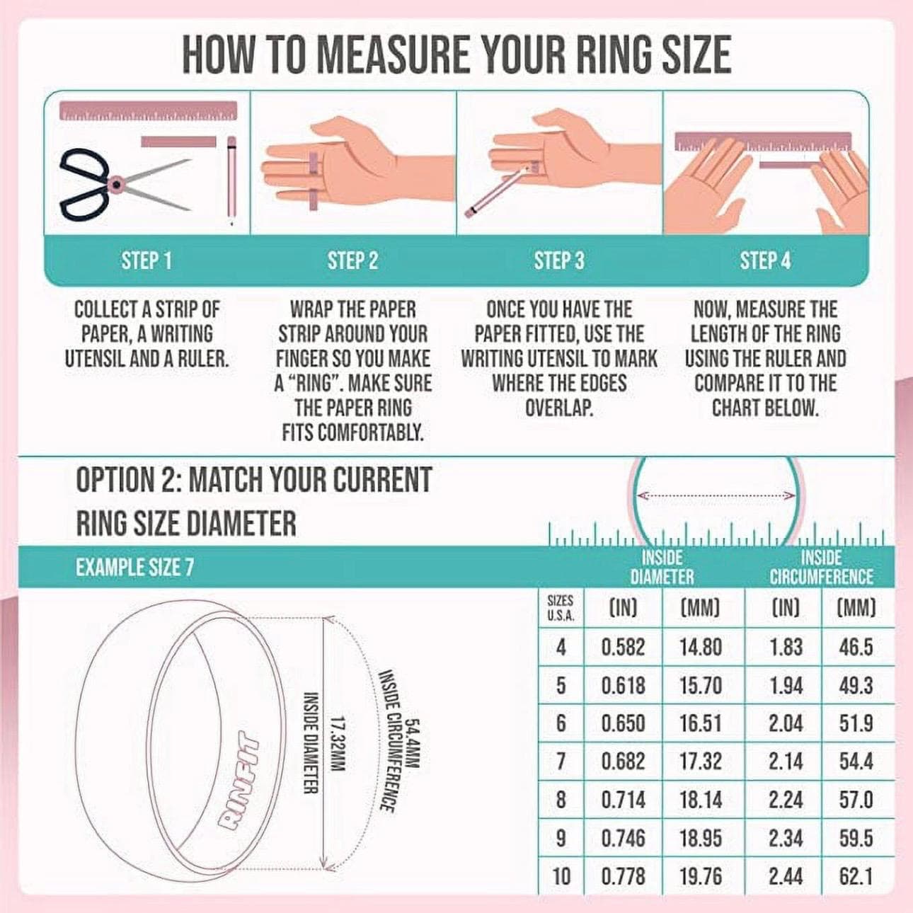 Ring Diameter Measurement Visual Guide